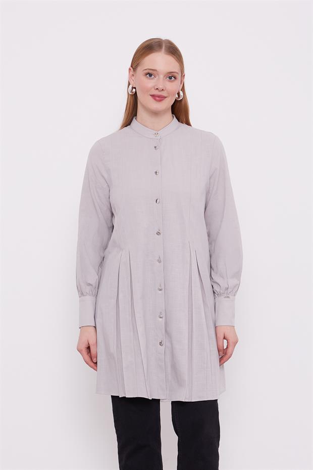 Taş Piliseli Melanj Gömlek