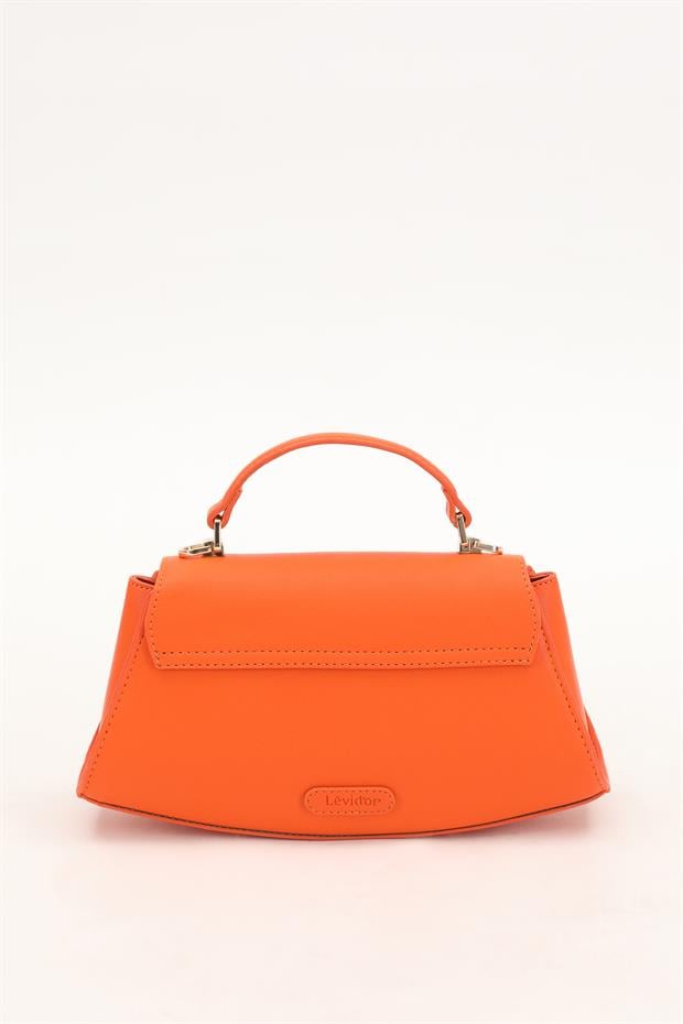 Turuncu Oval El Çantası