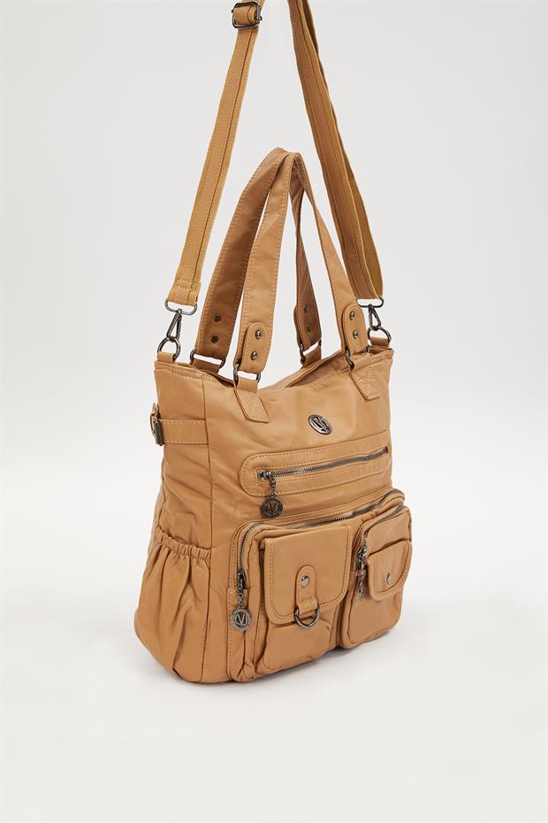 Vizon Çepçik Detaylı Omuz Çantası