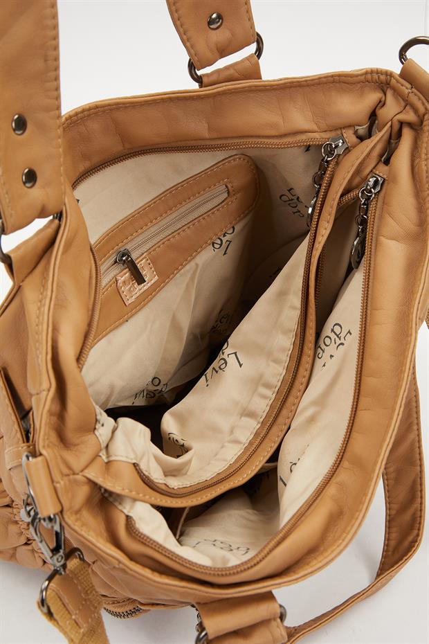 Vizon Çepçik Detaylı Omuz Çantası