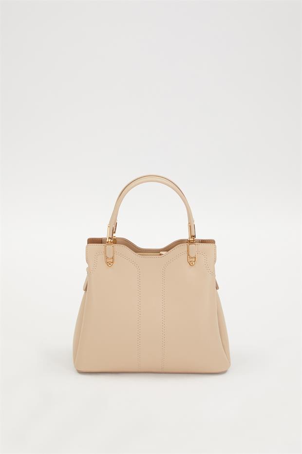 Vizon Dikiş Detaylı El Çantası