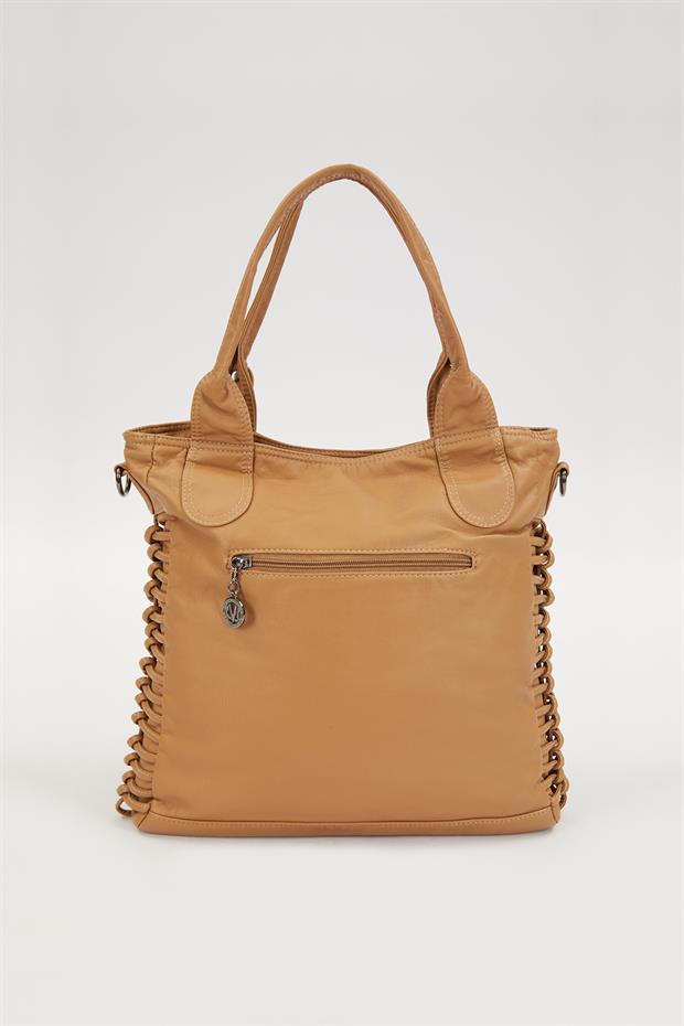 Vizon Düğüm Detaylı Omuz Çantası