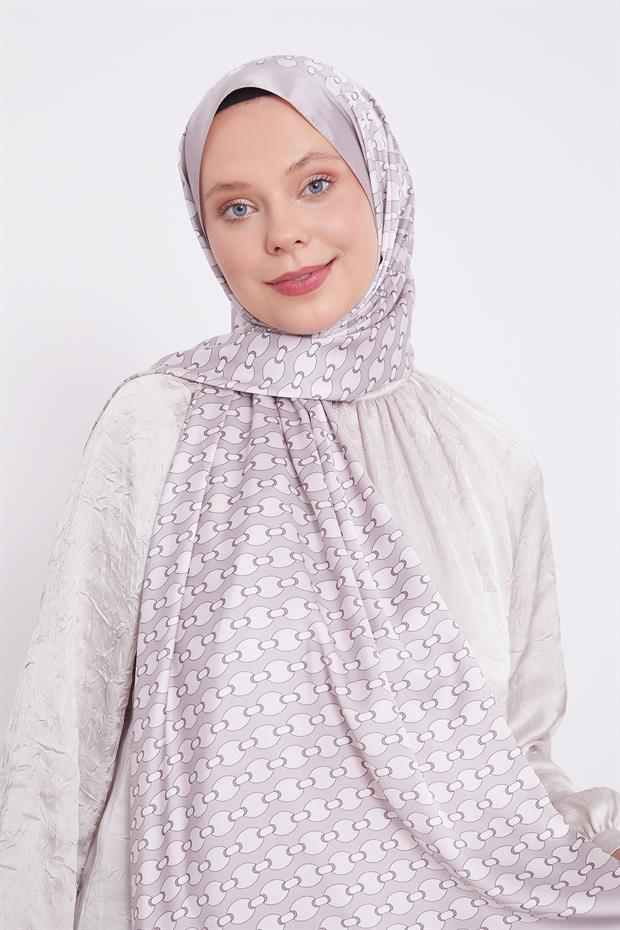 Vizon Elips Desen Angel Şal