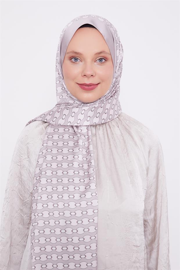 Vizon Elips Desen Angel Şal