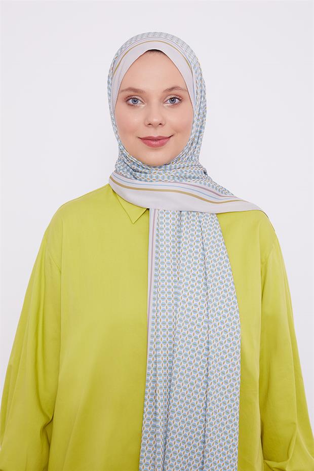 Vizon Elips Desen Club Şal