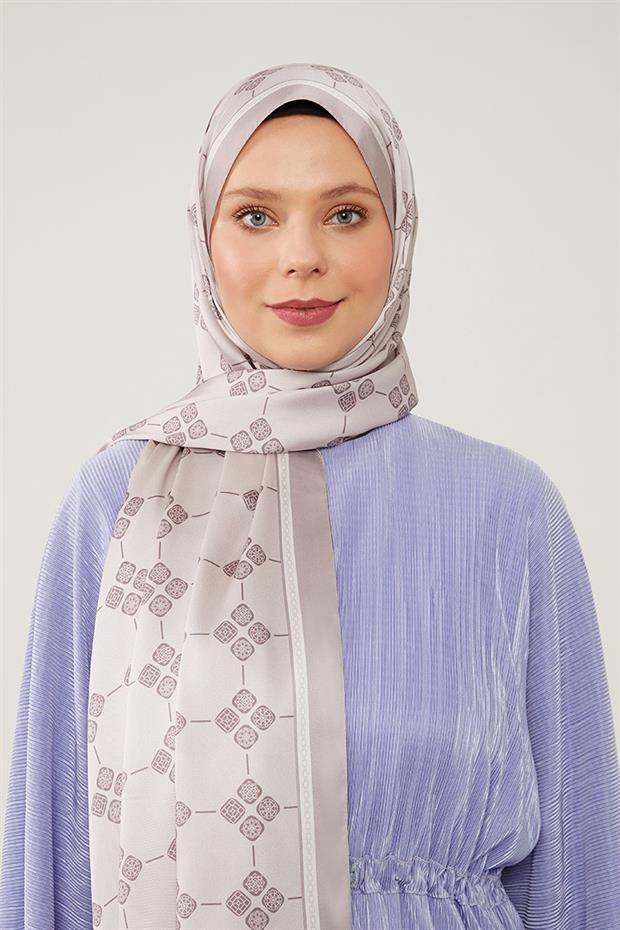 Vizon Geometrik Desen Angel Şal