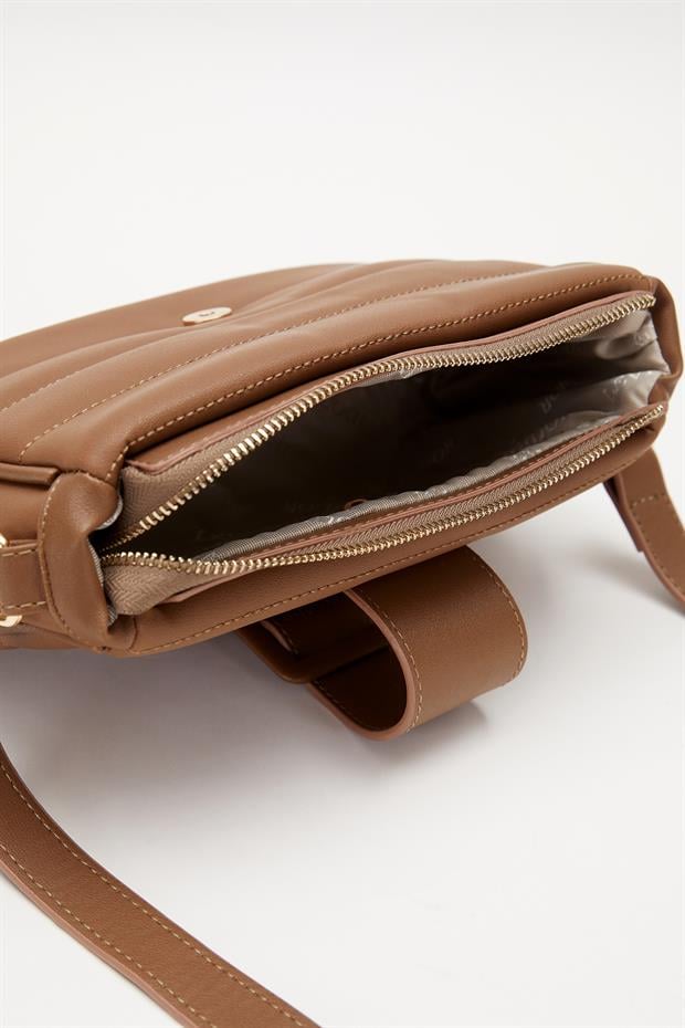 Vizon Kapitone Çıkarılabilir Askılı Omuz Çantası