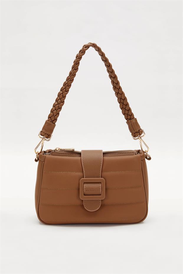 Vizon Kapitone Çıkarılabilir Askılı Omuz Çantası