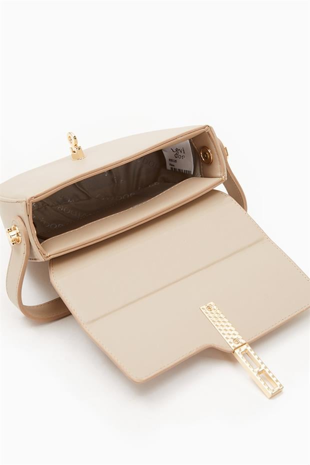 Vizon Kilit Kapamalı El Çantası