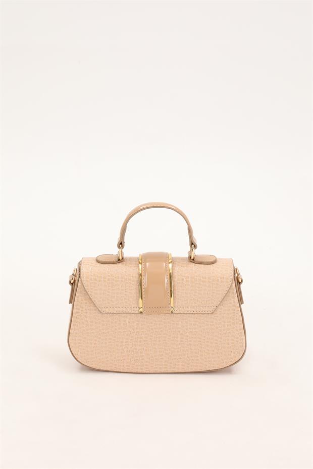 Vizon Kroko Desen El Çantası