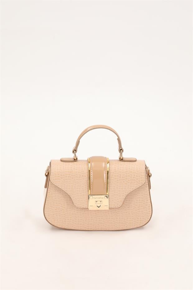 Vizon Kroko Desen El Çantası