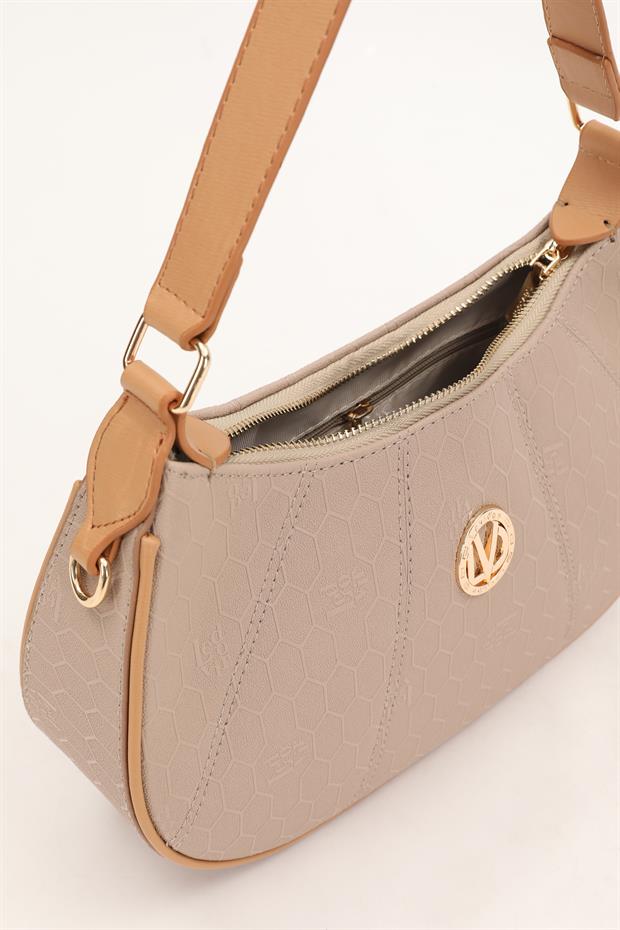 Vizon Petek Baskılı El Çantası