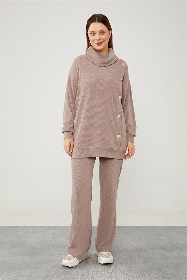 Vizon Salaş Balıkçı Yaka Triko Takım