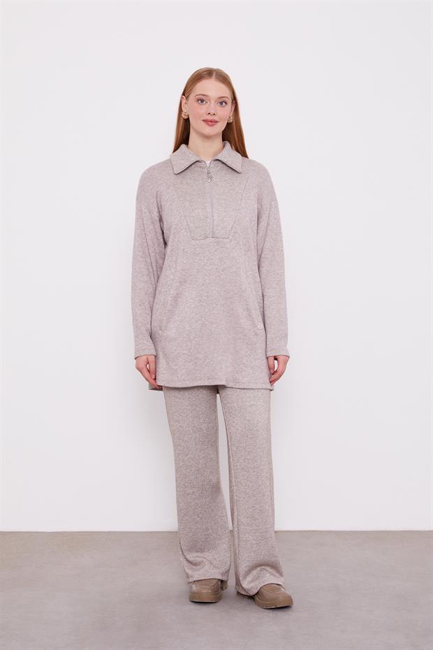 Vizon Sim Detaylı Kaşmir İkili Takım