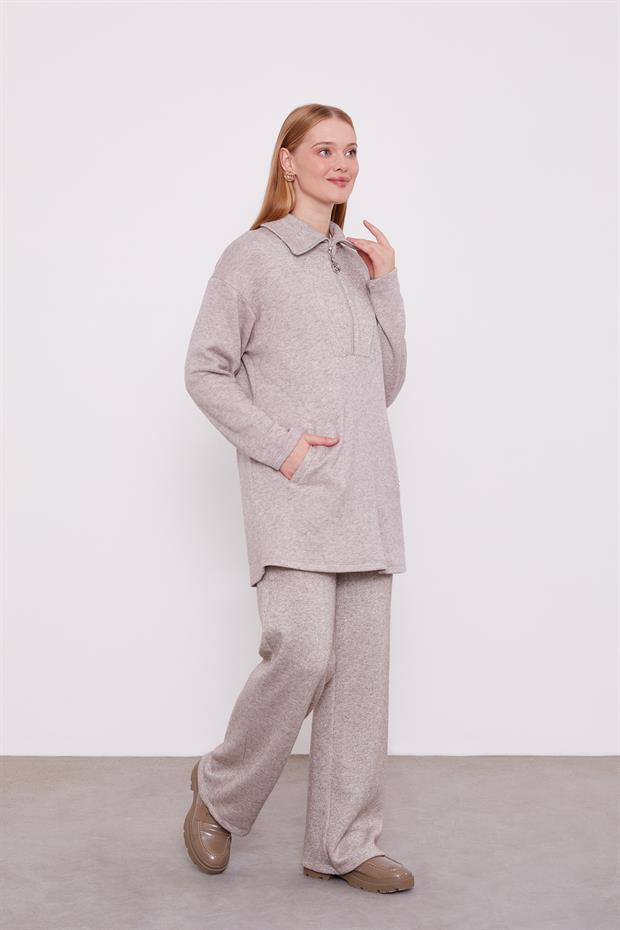 Vizon Sim Detaylı Kaşmir İkili Takım