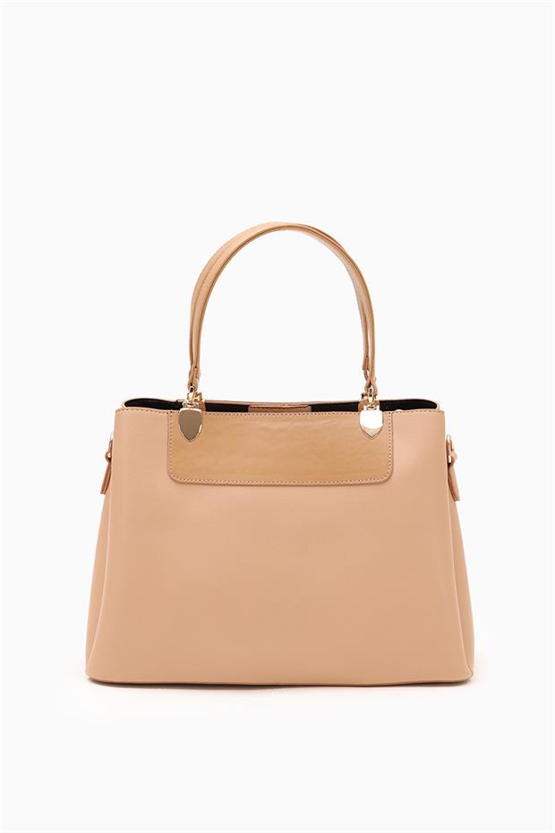 Vizon Üç Bölmeli El Çantası