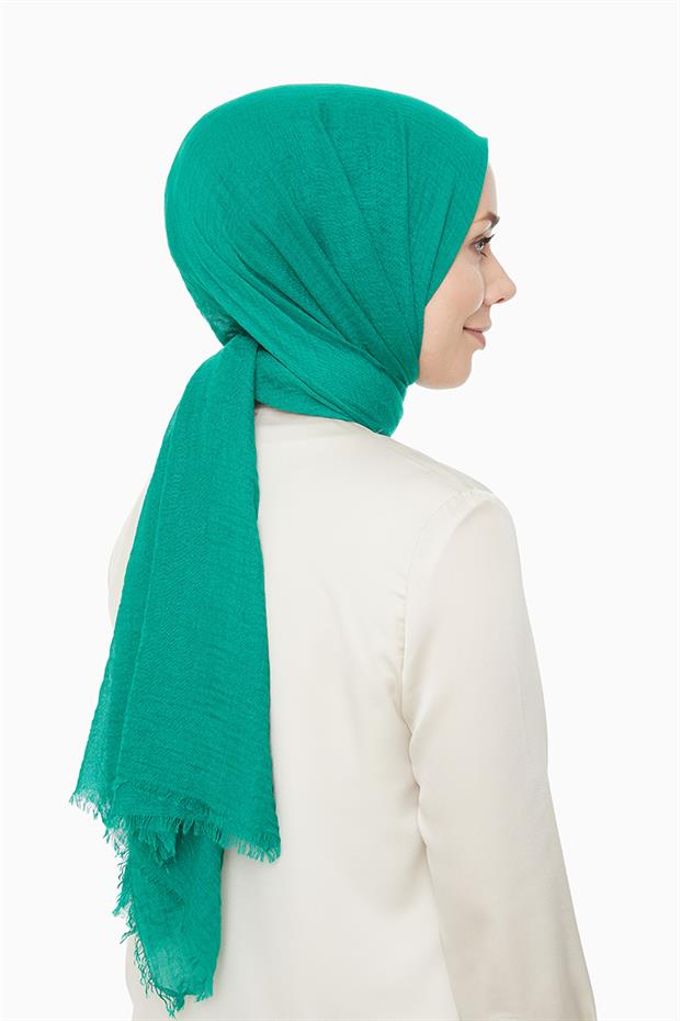 Yeşil Bürümcük Şal