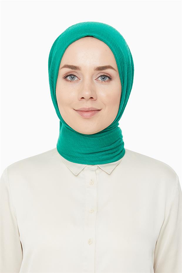 Yeşil Bürümcük Şal