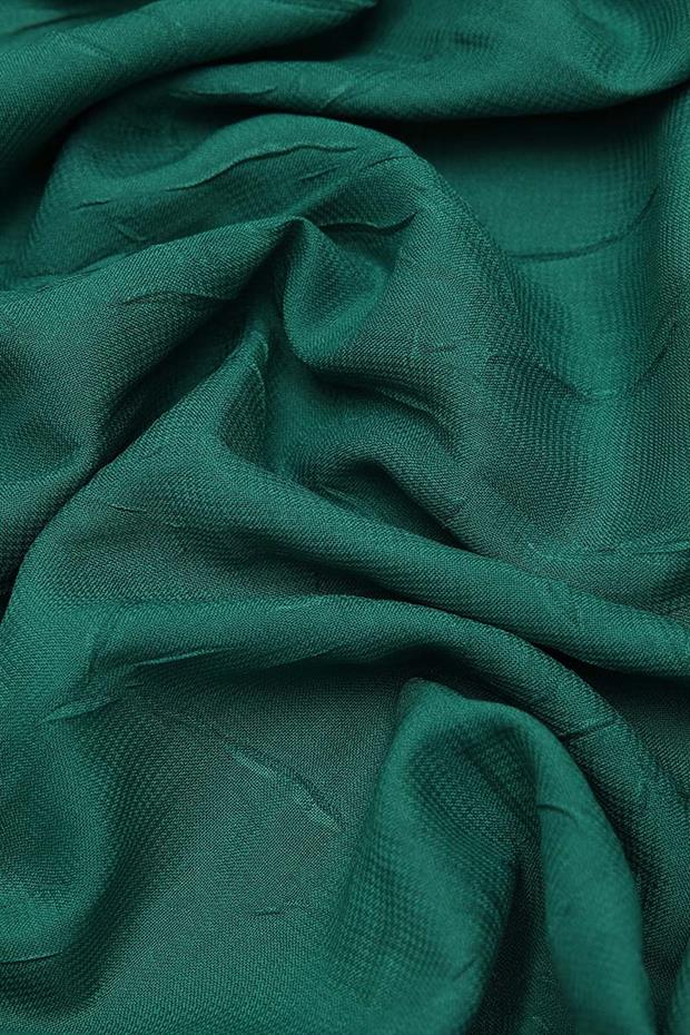 Yeşil Kraş Şifon Eşarp