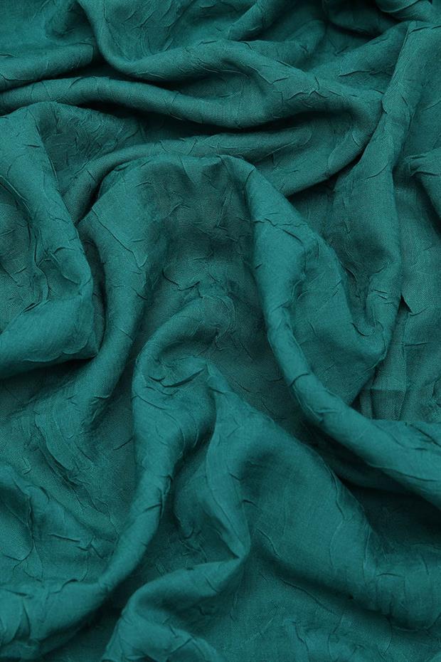 Zümrüt Yeşili Bambu Kraş Şal