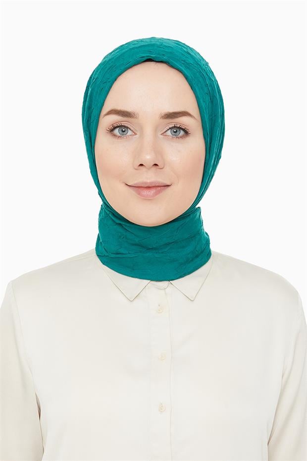 Zümrüt Yeşili Bambu Kraş Şal