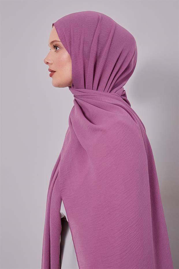 Leylak Düz Aerobin Şal