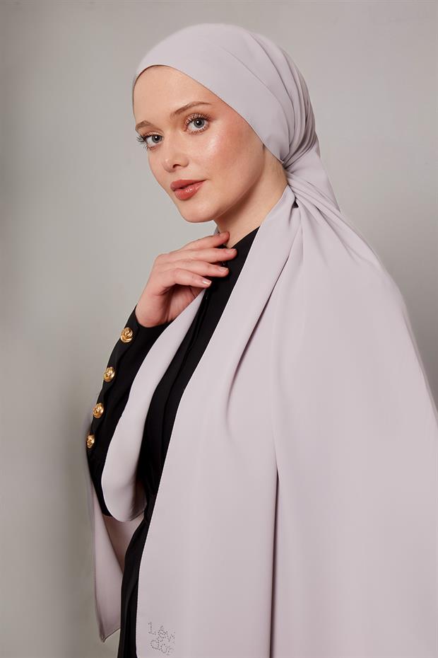 Lila Dokulu Tensel Şal