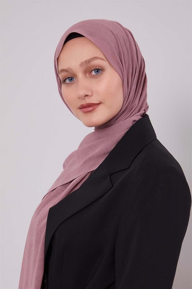 Lila Frozen Krep Şal