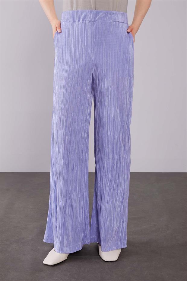 Lila Kapüşonlu Bağcık Detaylı İkili Takım