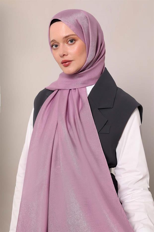 Lila Simli Bodrum Şal