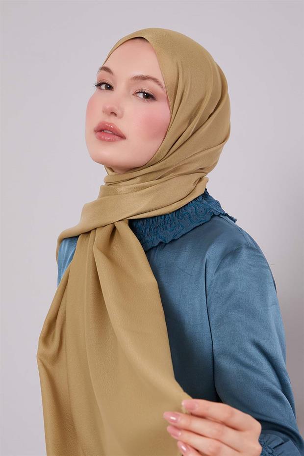 Misket Limon Düz Premium Abiye Şal