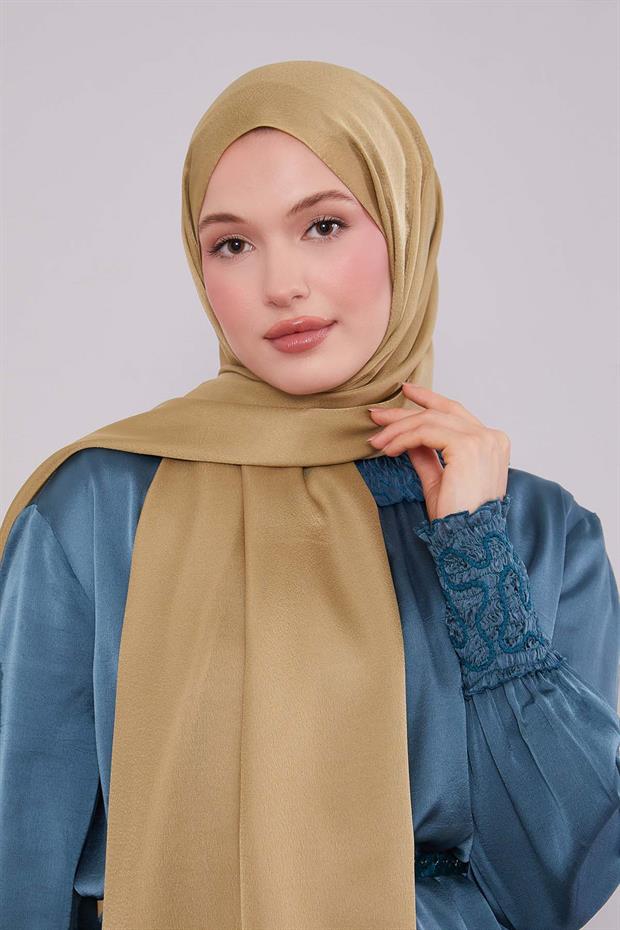 Misket Limon Düz Premium Abiye Şal