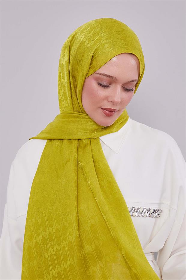 Misket Limon Desenli Janjan Şal