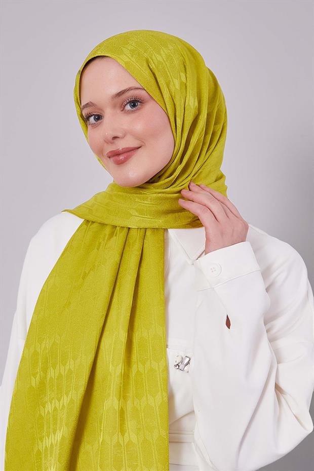 Misket Limon Desenli Janjan Şal
