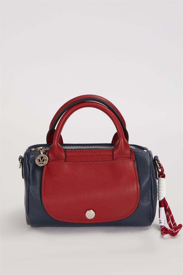 Mavi Çok Renkli El Çantası