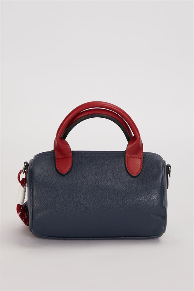 Mavi Çok Renkli El Çantası