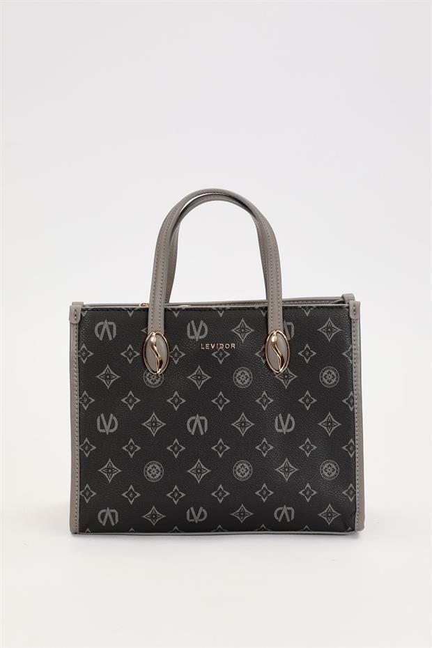 Mavi LVD Baskılı El Çantası