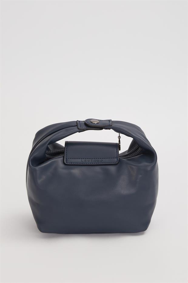 Mavi Uzatılabilir Askılı El Çantası