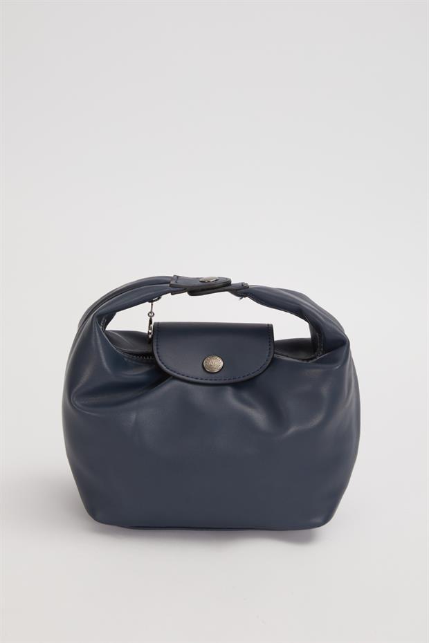 Mavi Uzatılabilir Askılı El Çantası