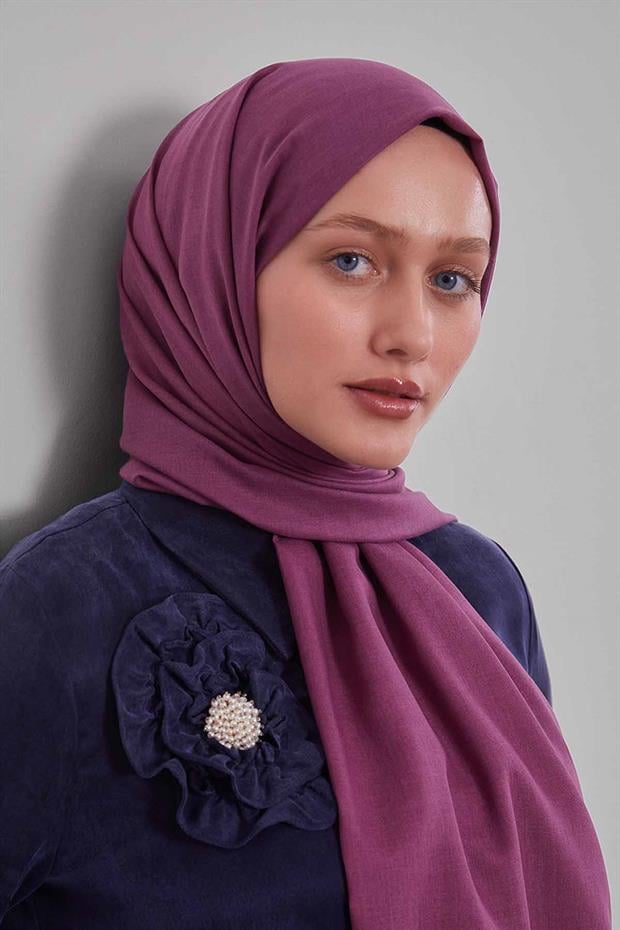 Menekşe Düz Tensel Şal