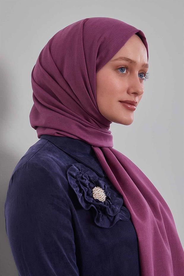 Menekşe Düz Tensel Şal