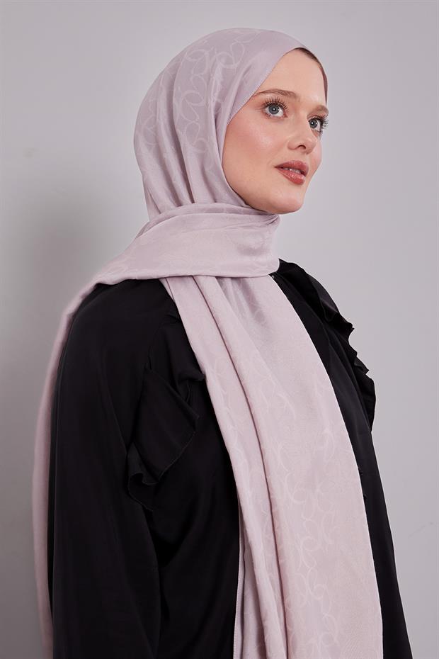 Menekşe Geometrik Desen Grazia Şal