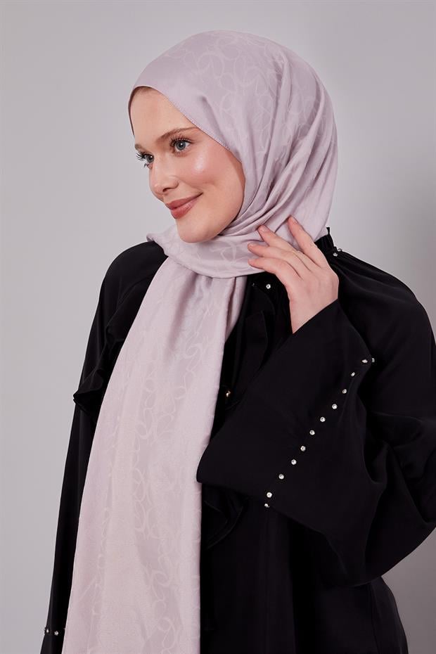 Menekşe Geometrik Desen Grazia Şal