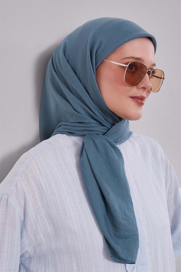 Mint Yeşili Lux Pamuk Cazz Eşarp