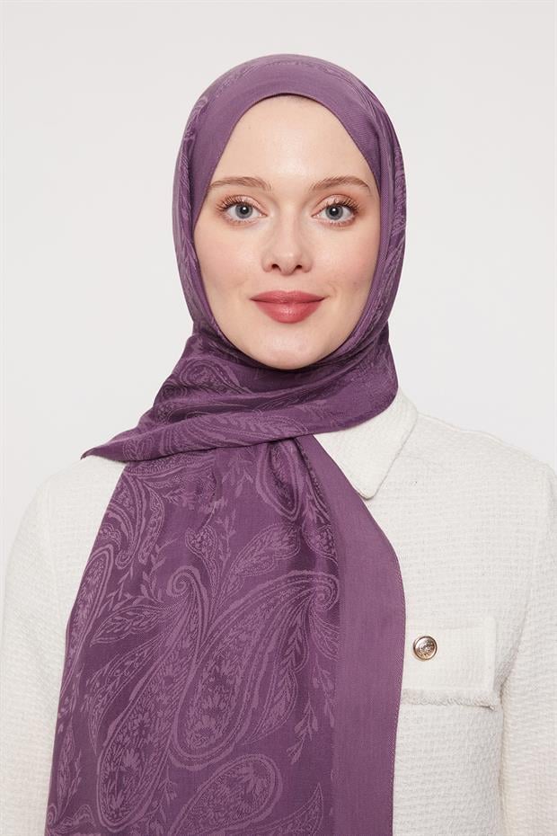 Mor Hint Desen Grazia Şal