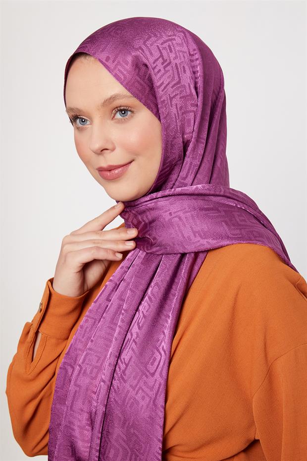 Mürdüm Kiril Desen Jakarlı Janjan Şal