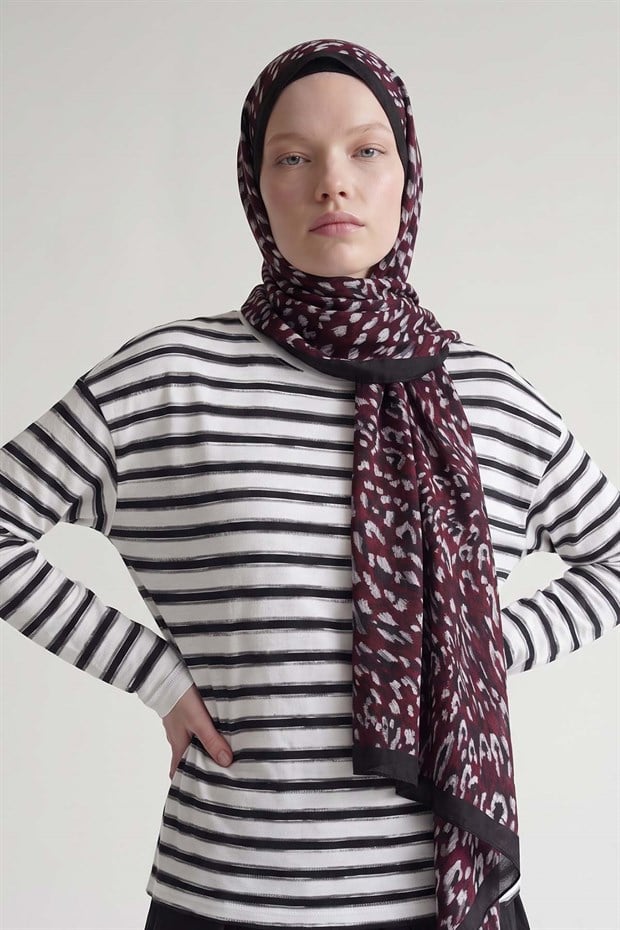 Mürdüm Leopar Dokulu Sport Şal