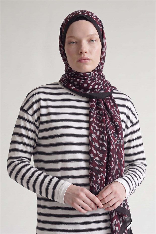 Mürdüm Leopar Dokulu Sport Şal