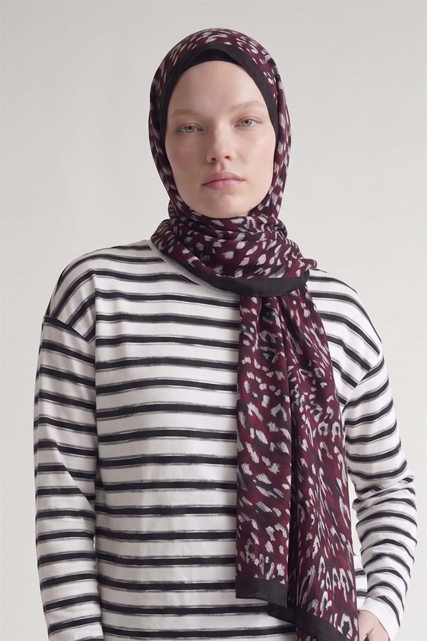 Mürdüm Leopar Dokulu Sport Şal