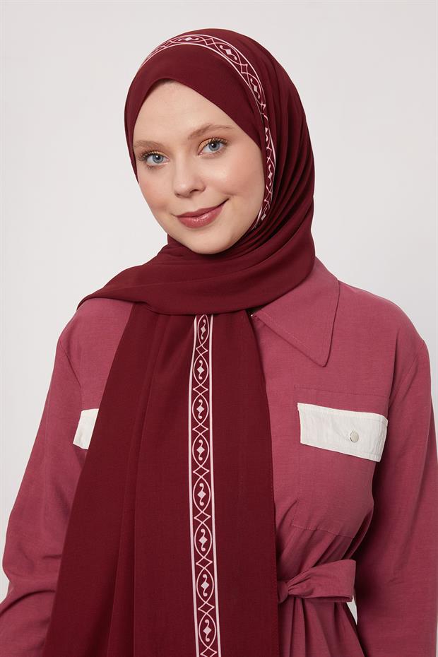 Mürdüm Örgü Desen Medine İpeği